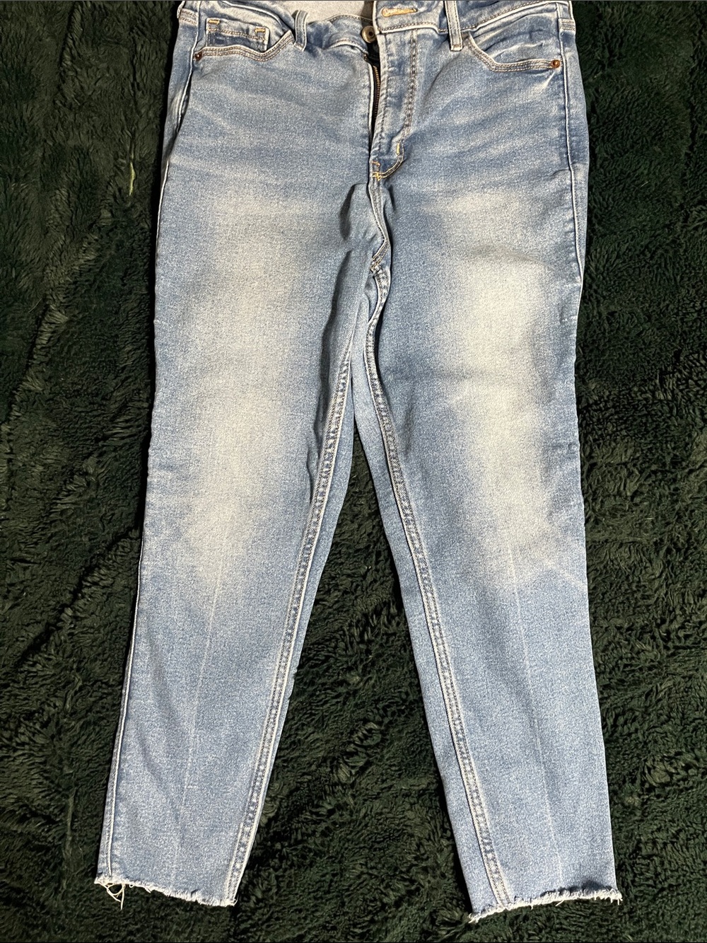 Old Navy Medium Wash Extra High Rise Rockstar Super Skinny Jeans